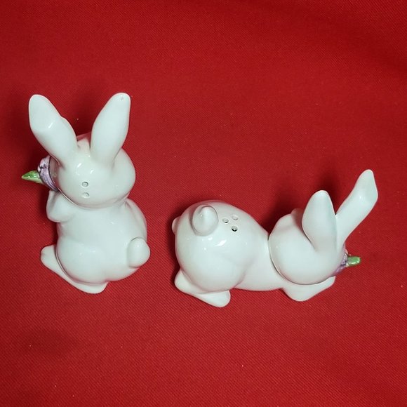 Omnibus Bunny Rabbit Salt & Pepper Shaker Set - Picture 11 of 12